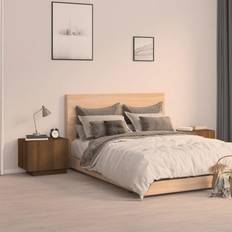 Brun Sengebord vidaXL 100x35x40 konstrueret Sengebord 35x40cm