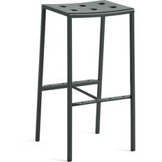 Acier Tabourets de bar extérieurs Hay Tabouret De Bar Balcony - Vert Forêt - H75 cm