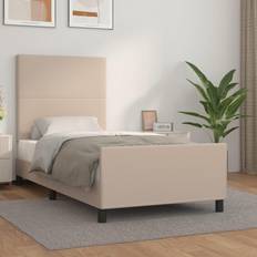 vidaXL Estructura Cama Sin Colchón Cuero Sintético 100x200 cm
