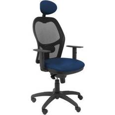 Cuero Muebles P&C Jorquera Malla NSPAZMC Azul Marino Silla de oficina