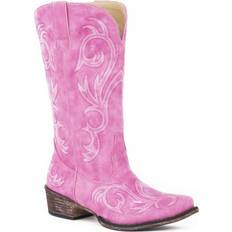 Pink High Boots Roper Ladies Riley Western Boots