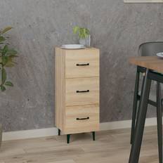 vidaXL Sonoma Oak 34.5 x 34 x 90 cm Sideboard