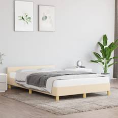 vidaXL Bedframe Met Hoofdeinde Stof 120x200 cm