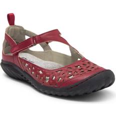 Velcro Low Shoes JBU Bellerose Mary Jane Flat - Red