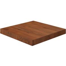 Marron Plateaux de table vidaXL Square Top Dark Brown 15.7 x 15.7 x 1.6 Plateau de table