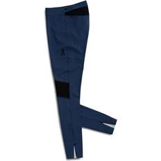 On Run Long Tights - Denim/Black