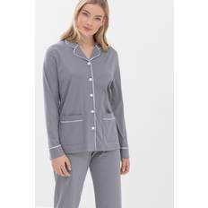 Grau Nachthemden Mey Damen Pyjama-Shirt