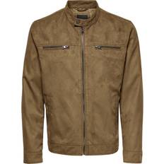 Only & Sons Male Jacke Wildlederimitat