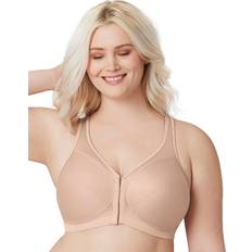 Glamorise Front Closure Posture Back Wirefree Bra - Nude