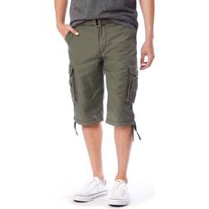 Men's Cordova Belted Cargo Short Messenger - Military