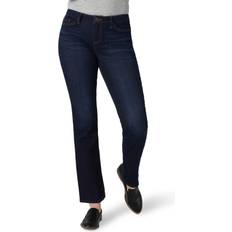 Lee Women Jeans Lee Women's Legendary Straight Jeans, Regular, Dark Blue