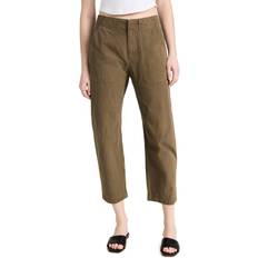 Rag & Bone Leyton Workwear Ankle Pants Olive Gree