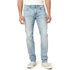 Bitton Mens Slim Ash Jeans Crinkled Mid - Blue