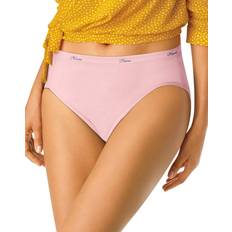 Women's Soft Cotton Tagless Hi Cut Panty - 10-Pack