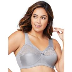 Glamorise Full Figure Plus Size MagicLift Original Support Bra - Silver