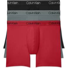 Calvin klein microfiber underwear Calvin Klein Microfiber Stretch Wicking Boxer Brief - Black/Red