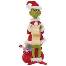 Red Figurines Enesco Grinch Checking His List 9-Inch Statue Figurita