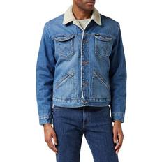 Wrangler Men Outerwear Wrangler Men's Sherpa Denim Jacket