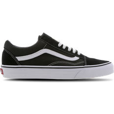 White platform vans Vans Old Skool Stackform W - Suede/Canvas Black/True White