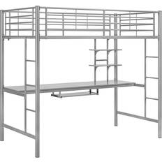 Steel Loft Beds Walker Edison Convertible Workstation Loft Bed