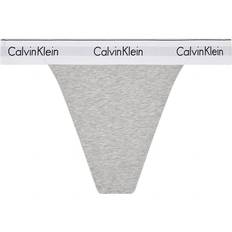 Damen - Grau Slips Calvin Klein Modern Cotton String Thong