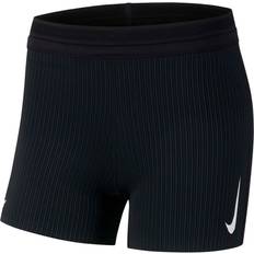 Nike aeroswift women's running shorts NIKE AeroSwift Tight Running Shorts - Black/White