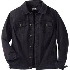 6XL Jackets Liberty Blues Denim Jacket - Black