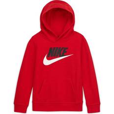 Kinderkleding Nike Boy's Club HBR Hoodie - Red/Black (G703G640)