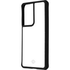 Samsung s21 4g ItSkins FERONIABIO PURE cover til Samsung Galaxy S21 Ultra 4G 5G Sort og gennemsigtig