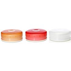 Botellas de viaje Humangear GoTubb Hard Container Easy Open Food-Safe Material Clear Orange Red Medium