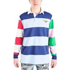 Stripes Polo Shirts Polo Ralph Lauren Men's Sport Mixed Stripe Jersey Polo Shirt