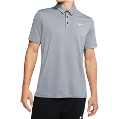 Nike Men's Football Polo Shirt - Cool Grey/Black/White