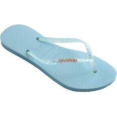 Rubber Flip-Flops Havaianas Glitter Flourish - Blue