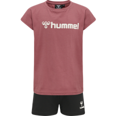 9-12M - Jungen Sonstige Sets Hummel Zweiteiler Rot Regular Fit für Damen JAHRE