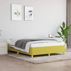140 cm - Grøn Sengerammer vidaXL 140x190 stof Sengeramme