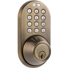 Door Locks & Deadbolts Milocks DF-02AQ Eingang, Touchpad, Riegelschloss, Antik-Messing