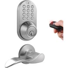 Door lock with code Milocks XFL-02SN Passage Combo