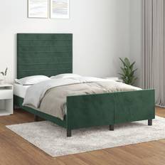 vidaXL Estructura Cama Con Cabecero 120x200 cm - Verde