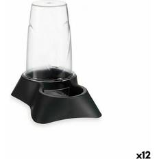 Mascow Transparent Anthracite Polypropylene Pet Feeding Dish 650 ml