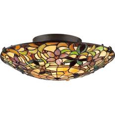 Bronze Ceiling Flush Lights Loops 2 Bulb Low Ceiling Flush Light