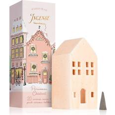 Ceramic Village Incense Pink H