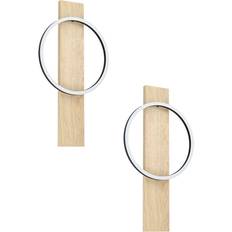 Brown Ceiling Flush Lights Loops 2 pack Ceiling Flush Light
