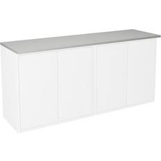 Gustavsberg Graphic Topplade til Skabe 120 x 32 cm med Belysning Grå