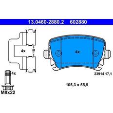 ATE Bremsbelagsatz Audi A3 A4 A6 1T1 1T2