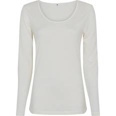 Triumph Langærmet t-shirt økologisk uld ivory