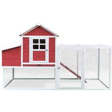 Pets Hanover Outdoor Elevated Wooden Chicken Coop