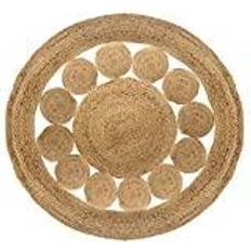 Tapis Atmosphera Jute Wind durchbrochener Beige