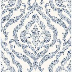 Nuwallpaper Blue Guildford Peel & Stick Wallpaper