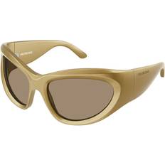 Balenciaga Gold Cat-Eye 004 Shiny Solid Meta