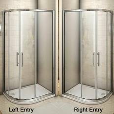 Showers Sky 1200X800mm right tray Offset Quadrant Shower